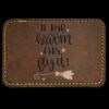 Faux Leather Engravable Patch - Round-Corner Rectangular Thumbnail
