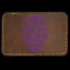 Faux Leather Engravable Patch - Round-Corner Rectangular Thumbnail