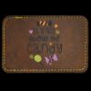 Faux Leather Engravable Patch - Round-Corner Rectangular Thumbnail