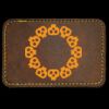Faux Leather Engravable Patch - Round-Corner Rectangular Thumbnail