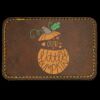 Faux Leather Engravable Patch - Round-Corner Rectangular Thumbnail