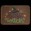 Faux Leather Engravable Patch - Round-Corner Rectangular Thumbnail