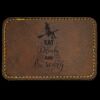 Faux Leather Engravable Patch - Round-Corner Rectangular Thumbnail