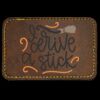 Faux Leather Engravable Patch - Round-Corner Rectangular Thumbnail