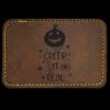 Faux Leather Engravable Patch - Round-Corner Rectangular Thumbnail