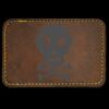 Faux Leather Engravable Patch - Round-Corner Rectangular Thumbnail