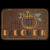Faux Leather Engravable Patch - Round-Corner Rectangular Thumbnail