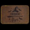 Faux Leather Engravable Patch - Round-Corner Rectangular Thumbnail