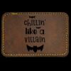 Faux Leather Engravable Patch - Round-Corner Rectangular Thumbnail