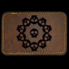 Faux Leather Engravable Patch - Round-Corner Rectangular Thumbnail