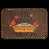 Faux Leather Engravable Patch - Round-Corner Rectangular Thumbnail
