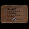 Faux Leather Engravable Patch - Round-Corner Rectangular Thumbnail