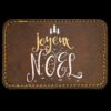 Faux Leather Engravable Patch - Round-Corner Rectangular Thumbnail