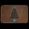 Faux Leather Engravable Patch - Round-Corner Rectangular Thumbnail
