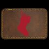 Faux Leather Engravable Patch - Round-Corner Rectangular Thumbnail