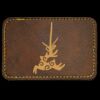 Faux Leather Engravable Patch - Round-Corner Rectangular Thumbnail