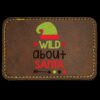 Faux Leather Engravable Patch - Round-Corner Rectangular Thumbnail