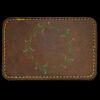 Faux Leather Engravable Patch - Round-Corner Rectangular Thumbnail