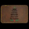 Faux Leather Engravable Patch - Round-Corner Rectangular Thumbnail