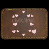 Faux Leather Engravable Patch - Round-Corner Rectangular Thumbnail
