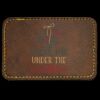 Faux Leather Engravable Patch - Round-Corner Rectangular Thumbnail