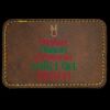 Faux Leather Engravable Patch - Round-Corner Rectangular Thumbnail