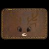 Faux Leather Engravable Patch - Round-Corner Rectangular Thumbnail