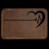 Faux Leather Engravable Patch - Round-Corner Rectangular Thumbnail