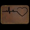Faux Leather Engravable Patch - Round-Corner Rectangular Thumbnail