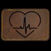 Faux Leather Engravable Patch - Round-Corner Rectangular Thumbnail