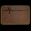 Faux Leather Engravable Patch - Round-Corner Rectangular Thumbnail