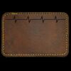 Faux Leather Engravable Patch - Round-Corner Rectangular Thumbnail