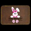 Faux Leather Engravable Patch - Round-Corner Rectangular Thumbnail