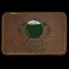 Faux Leather Engravable Patch - Round-Corner Rectangular Thumbnail