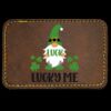 Faux Leather Engravable Patch - Round-Corner Rectangular Thumbnail