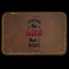 Faux Leather Engravable Patch - Round-Corner Rectangular Thumbnail