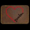 Faux Leather Engravable Patch - Round-Corner Rectangular Thumbnail
