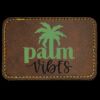 Faux Leather Engravable Patch - Round-Corner Rectangular Thumbnail