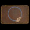 Faux Leather Engravable Patch - Round-Corner Rectangular Thumbnail