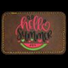 Faux Leather Engravable Patch - Round-Corner Rectangular Thumbnail