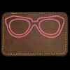 Faux Leather Engravable Patch - Round-Corner Rectangular Thumbnail
