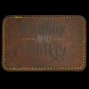 Faux Leather Engravable Patch - Round-Corner Rectangular Thumbnail
