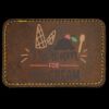 Faux Leather Engravable Patch - Round-Corner Rectangular Thumbnail