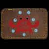 Faux Leather Engravable Patch - Round-Corner Rectangular Thumbnail