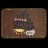 Faux Leather Engravable Patch - Round-Corner Rectangular Thumbnail