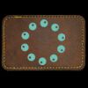Faux Leather Engravable Patch - Round-Corner Rectangular Thumbnail