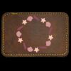 Faux Leather Engravable Patch - Round-Corner Rectangular Thumbnail