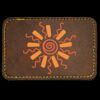 Faux Leather Engravable Patch - Round-Corner Rectangular Thumbnail