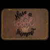 Faux Leather Engravable Patch - Round-Corner Rectangular Thumbnail