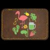 Faux Leather Engravable Patch - Round-Corner Rectangular Thumbnail